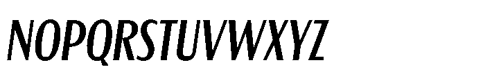Tortillez Light Italic Font UPPERCASE