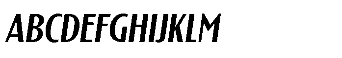 Tortillez Regular Italic Font UPPERCASE
