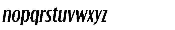 Tortillez Regular Italic Font LOWERCASE