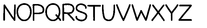 Tortoise Grit Font UPPERCASE
