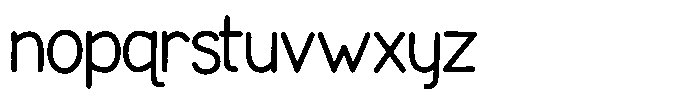 Tortoise Grit Font LOWERCASE