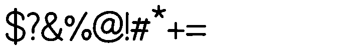 Tortoise Regular Font OTHER CHARS