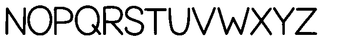 Tortoise Rust Font UPPERCASE