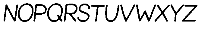 Tortoise Scratch Italic Font UPPERCASE