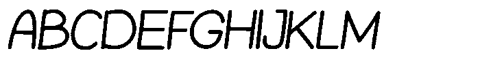 Tortoise Worn Italic Font UPPERCASE