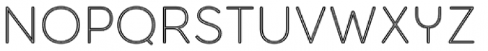 Torus Inline Light Font UPPERCASE