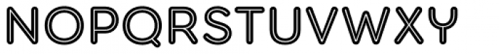 Torus Inline Semi Bold Font UPPERCASE