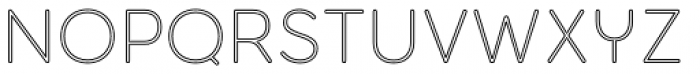 Torus Outline Light Font UPPERCASE