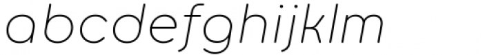 Torus Pro Variable Italic Font LOWERCASE