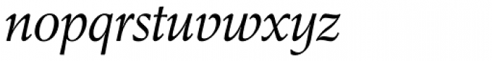 Toshna Italic Font LOWERCASE