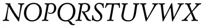 Toshna Std Book Italic Font UPPERCASE