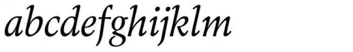 Toshna Std Book Italic Font LOWERCASE