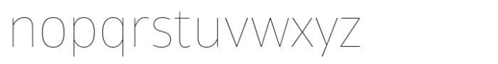 Tosia Nova Hairline Font LOWERCASE