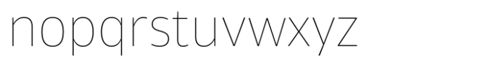 Tosia Nova Ultra Thin Font LOWERCASE