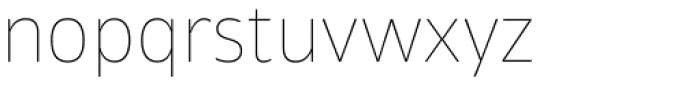 Tosia Ultra Thin Font LOWERCASE