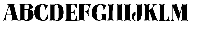 Tosken Regular Font UPPERCASE