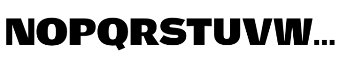 Total Black Ultra Font UPPERCASE