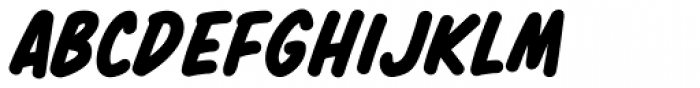 Totally Awesome Bold Italic Font LOWERCASE