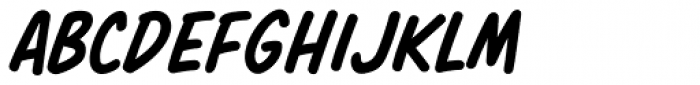 Totally Awesome Italic Font LOWERCASE