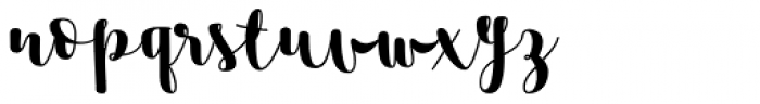 Touch Me Script Font LOWERCASE