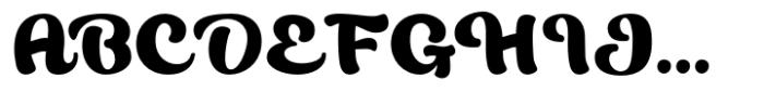 Touletta Font UPPERCASE