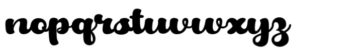 Touletta Font LOWERCASE