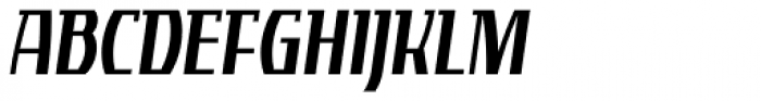 Tourandot Pro Cond Bold Italic Font UPPERCASE