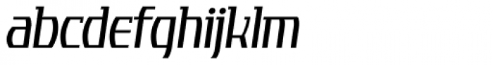 Tourandot Pro Narrow Light Italic Font LOWERCASE