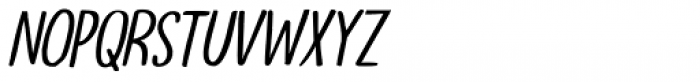 Tournedos Lite Italic Font LOWERCASE