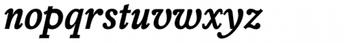 Tow Bold Italic Font LOWERCASE