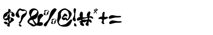 Toxic Slime Regular Font OTHER CHARS