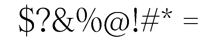 Tobias TRIAL Light Instance Font OTHER CHARS