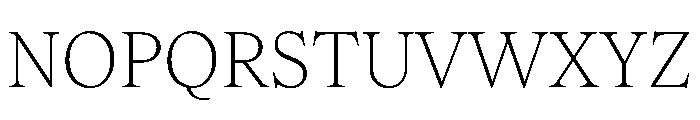 Tobias TRIAL Thin Instance Font UPPERCASE