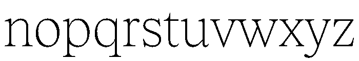 Tobias TRIAL Thin Instance Font LOWERCASE