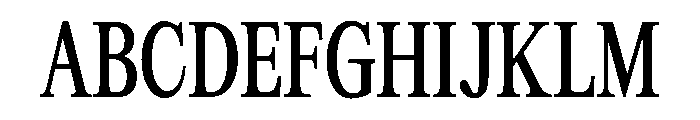Tof Gravitas Boldcondensed Font UPPERCASE