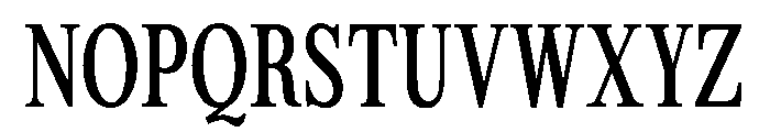 Tof Gravitas Boldcondensed Font UPPERCASE