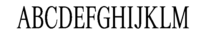 Tof Gravitas Condensed Font UPPERCASE