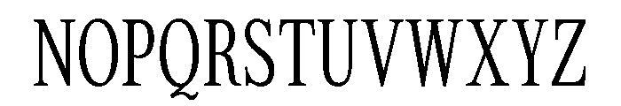 Tof Gravitas Condensed Font UPPERCASE
