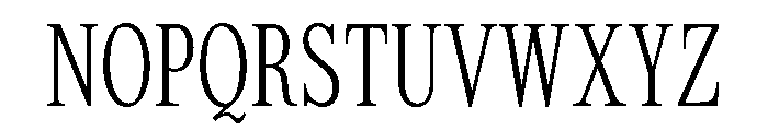 Tof Gravitas Lightcondensed Font UPPERCASE