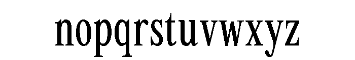 Tof Gravitas Mediumcondensed Font LOWERCASE