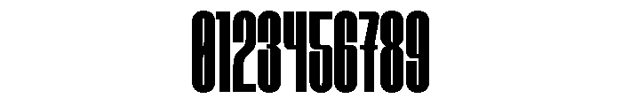 Tof Yugen Bold Condensed Font OTHER CHARS