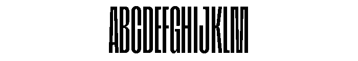 Tof Yugen Book Condensed Font UPPERCASE