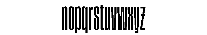 Tof Yugen Book Condensed Font LOWERCASE