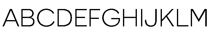 Tofconforto Light Font UPPERCASE