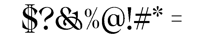 Tofelysian Regular Font OTHER CHARS