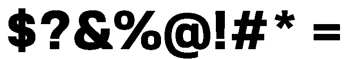 Tofino Black Instance Font OTHER CHARS