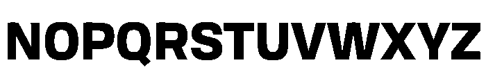 Tofino Black Instance Font UPPERCASE