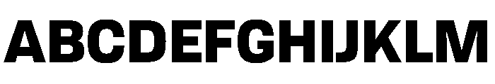 Tofino Black Font UPPERCASE