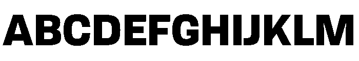 Tofino BlackPersonal Font UPPERCASE