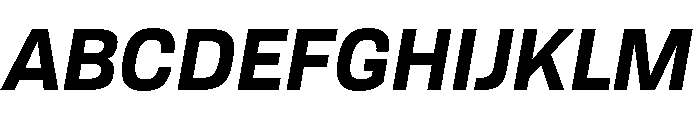 Tofino BoldItalicPersonal Font UPPERCASE